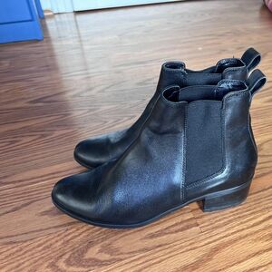 Steve Madden Black Ankle Booties